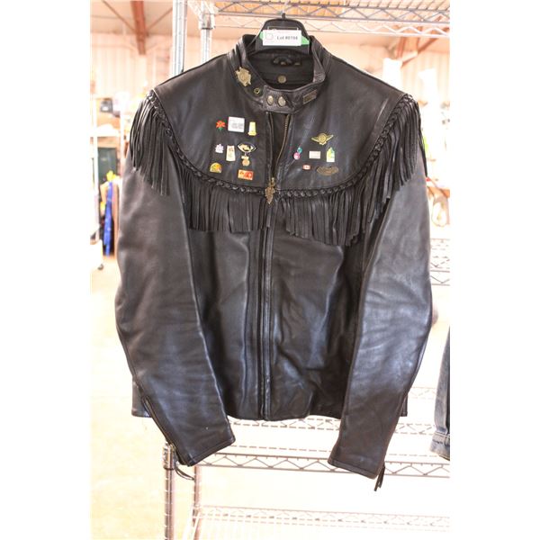 genuine harley davidson leather jacket size 40