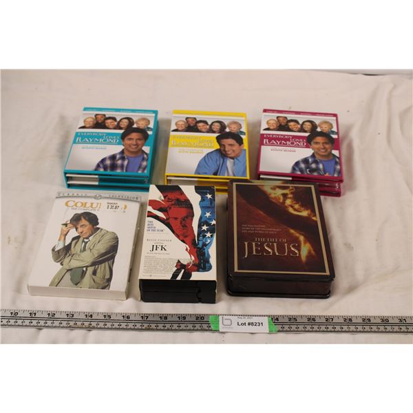 DVD Sets (5) and VHS Tape sets