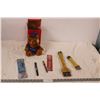 Image 1 : canada post collectors plush bear, drill bits, misc