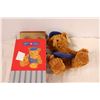 Image 3 : canada post collectors plush bear, drill bits, misc
