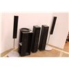 Image 1 : 2 tower sony speakers, cd holder, misc