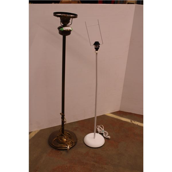 (2) floor lamps