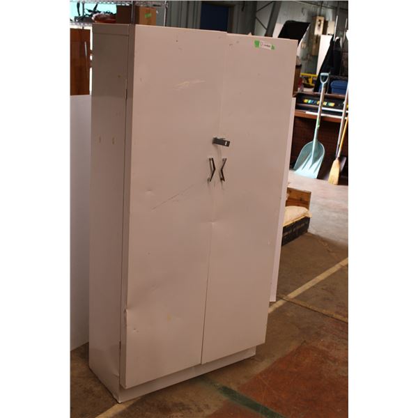 2 door metal cabinet 30x14x60