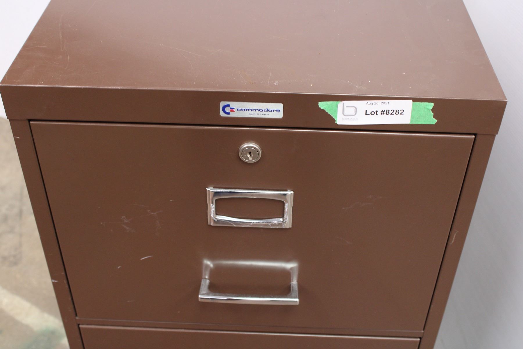 2 door metal filing (on casters)