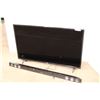 Image 1 : RCA 55" TV ultra HD LED (damaged screen - gouge) with sharp sound bar (no remote)