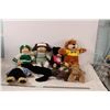 Image 1 : vintage cabbage patch dolls, teddy bear, other stuffed animals