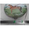Image 2 : Vintage taylor branded Tin thermostat with Horse picture (plastic cover - 12" diameter)