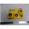 Image 1 : Stanley Branded tape measures 4 pack - new on card