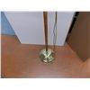 Image 2 : brass looking standing lamp, chandalier style