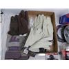 Image 3 : Lot with long needlenose pliers, car health reader, headlights, gloves