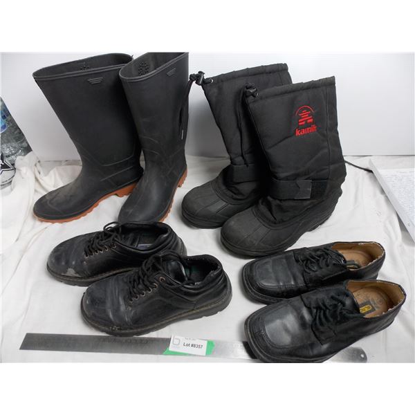 Boots + shoes, size 8+9