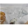 Image 4 : Anchor hockings dish, crystal glass, peach lustre dish, japan vases