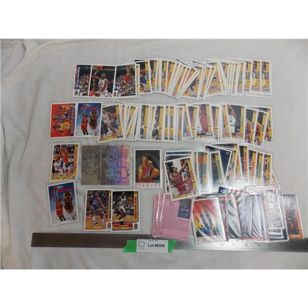 91-92 Upper deck NBA cards, foil, limited edition, michael jordan, all sleeved and good condition