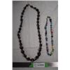 Image 1 : Art Glass bead necklaces