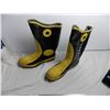 Image 1 : Rubber Steel Toed (+insulated)CSA Boots - size 14 - firefighter boots