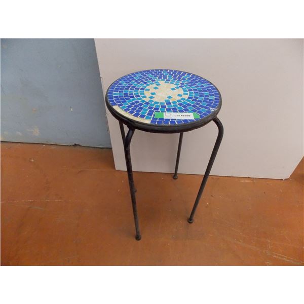 tile top flower stand / stool