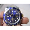 Image 3 : rolex blue submariner (working) - self wind, screw down crown, bracelet says "Registered swissmade"