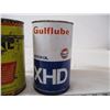 Image 3 : 2X The Money - 2 full shaler rislore oil additive can + gulflube XHD oil can