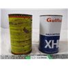 Image 4 : 2X The Money - 2 full shaler rislore oil additive can + gulflube XHD oil can