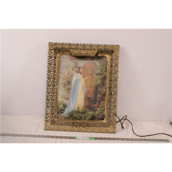 3D religious picture with light