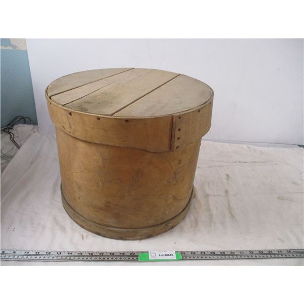 Wooden Cheese Box 16" diameter