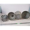 Image 4 : vintage funnels, oil can + can