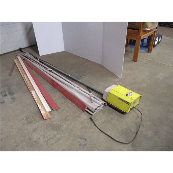 blinds, molding garage door opener, stanley impoerial 1/2hp