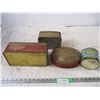 Image 4 : lot of 4 tins