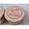 Image 3 : 2X The Money - vintage coop ice cream containers
