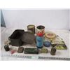 Image 1 : vintage tins, thermos + misc