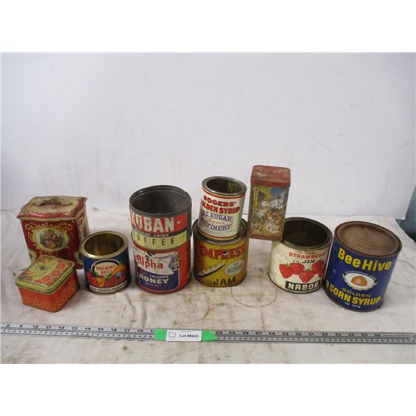 lot of tins