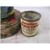 Image 4 : york peanut butter tin, honey tins + other tins