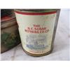 Image 5 : york peanut butter tin, honey tins + other tins