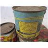 Image 6 : york peanut butter tin, honey tins + other tins