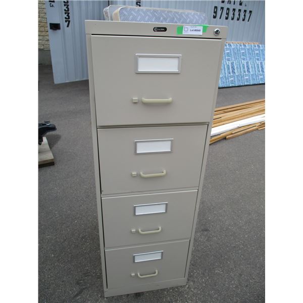 4 drawer metal filing cabinet - 52  high