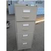 Image 1 : 4 drawer metal filing cabinet - 52" high