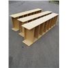 Image 1 : 3X The Money - book shelves wooden 24" x 90"