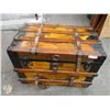 Image 1 : vintage trunk - wooden - 32x20x23