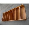 Image 1 : (3) wood book shelves 35x10x95