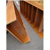 Image 2 : (3) wood book shelves 35x10x95