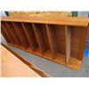 Image 3 : (3) wood book shelves 35x10x95