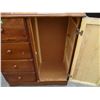 Image 2 : wooden dresser wardrobe - 5 drawer 34x16x40