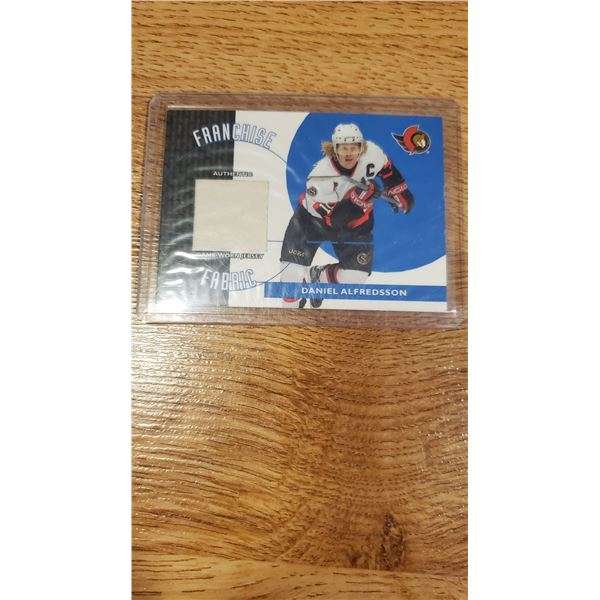 Alfredsson Franchise Fabric game jersey card