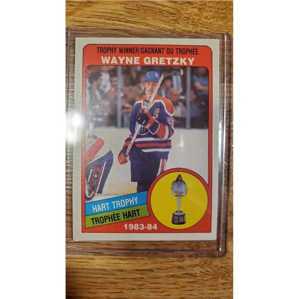 83-84 OPC - Wayne Gretzky Trophy Winners - Good grade!
