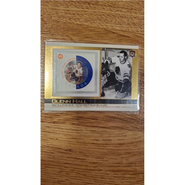 Glenn Hall All Star Game Canada Post Stamp Hockey Card - 2003 Pacific