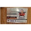 Image 2 : Glenn Hall All Star Game Canada Post Stamp Hockey Card - 2003 Pacific