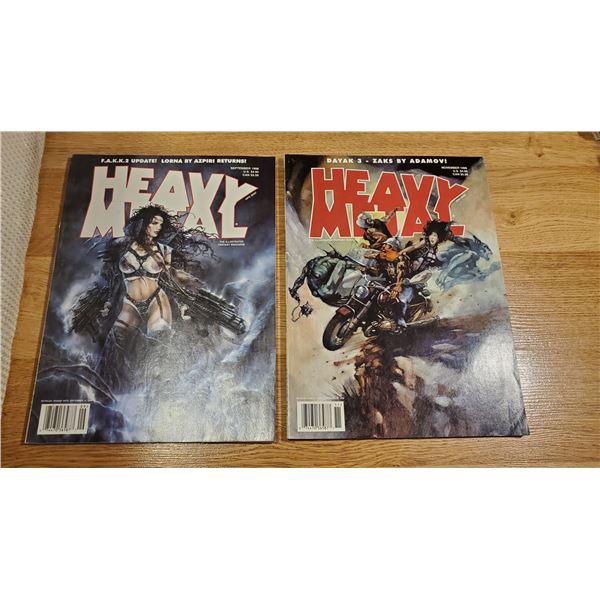 2X The Money - Heavy Metal Graphic Novels - 1998 + 1998