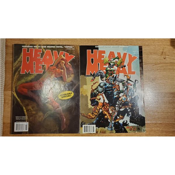 2X The Money - Heavy Metal Graphic Novels - 1999 + 2008
