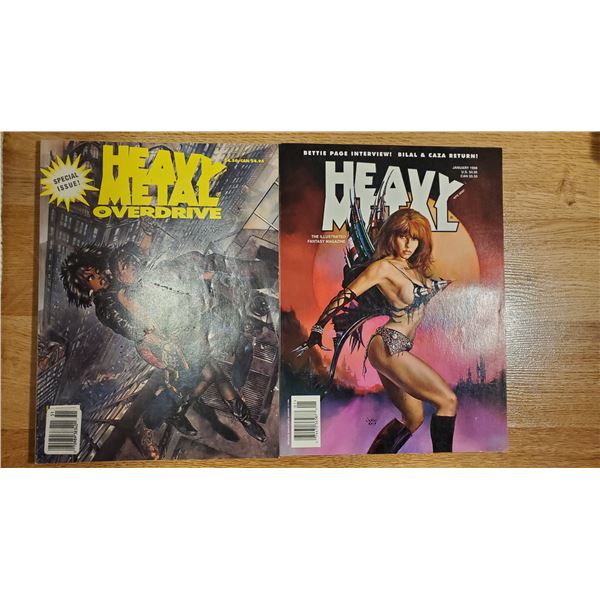 2X The Money - Heavy Metal Graphic Novels - 1995 + 1998