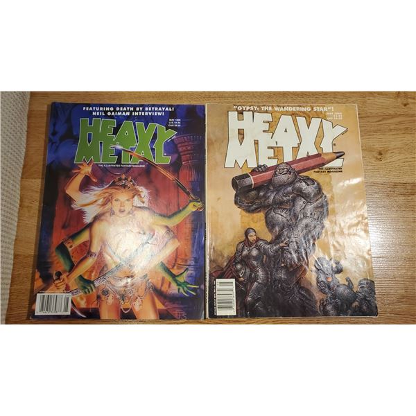 2X The Money - Heavy Metal Graphic Novels - 1998 + 1995